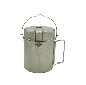 Casserole de camping et de randonnée personnalisable avec couvercle multifonction et poêle à frire intégrée - Product Image 2