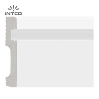 Plinthe lumineuse LED décorative INTCO, best-seller aux États-Unis, avec brevet américain, revêtement de sol PS imperméable, installation facile