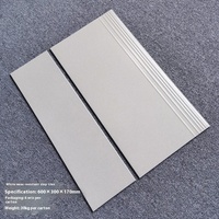 Foshan moderne porcelaine résistant à l'usure 18mm d'épaisseur mat antidérapant escalier bande de roulement carreaux de sol pour Villa cour extérieure pierre