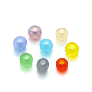 Acrylic Round Seed <b>Beads</b> 2mm Frosted Loose <b>Beads</b> For DIY Jewelry Making Bracelet Necklace Stringing Craft Supplies - Product Image 2