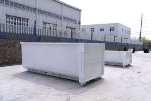 Contenedor de 15 M3 apilable con tapa abierta, contenedor de 15 yardas, pieza de camión, papelera de metal para chatarra - Product Image 3