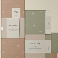 Boîte d'expédition en carton ondulé avec fermeture éclair et bande de déchirement pour e-commerce, emballage en papier kraft, logo personnalisé