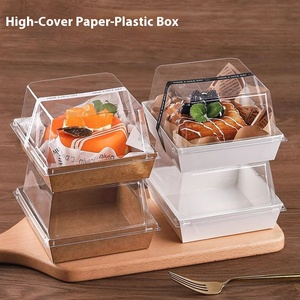 Stampo Rotondo Trasparente in Plastica Monouso per Torte, Altezza 4/5 Pollici, per Mousse e Lasagne - Product Image 3