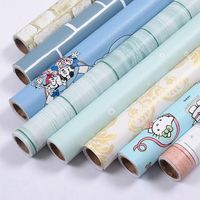 Wallpaper PVC tahan air perekat sendiri, wallpaper perekat, tempel di ubin, wallpaper untuk dinding, panel dinding wallpaper lainnya
