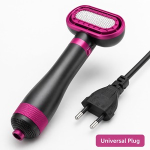 Sèche-<span class=keywords><strong>cheveux</strong></span> et brosse lissante 2-en-1 de luxe en plastique pour animaux de compagnie, température réglable pour petits chiens, alimentation par charge, utilisation facile - Product Image 4