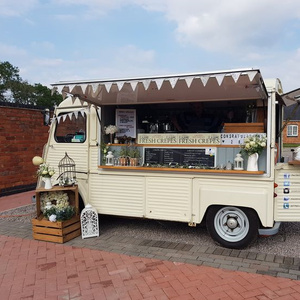 Retro <b>BBQ</b> Trailer Snack Vending Catering Car Type Mobile Street Food Truck Ice Coffee Cart With CE DOT - Product Image 5