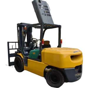 Second-Hand Komatsu FD50 Diesel <b>Internal</b> <b>Combustion</b> <b>Forklift</b> with 1220mm Fork Length and RWD for Construction Use for Sale - Product Image 1