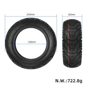 80/65-6ยางล้อรถ10*3.0 255*80ยางนอกแบบท่อสำหรับ kukirin M4 Pro รถสกู๊ตเตอร์ไฟฟ้า dualtron ไม่มี10X - Product Image 2