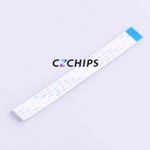 JS10B-15P-150-4-8 FFC Cable (Flexible Flat Cable) P=1mm Connector 15P 1mm 0.3mm Reverse - Product Image 1