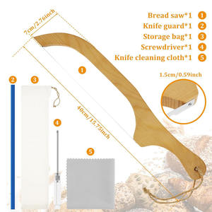 Couteau à <span class=keywords><strong>pain</strong></span> au <span class=keywords><strong>levain</strong></span> en bois à bon prix pour <span class=keywords><strong>pain</strong></span> fait <span class=keywords><strong>maison</strong></span> couteau à <span class=keywords><strong>pain</strong></span> couteau à <span class=keywords><strong>pain</strong></span> trancheuse lames coupe-pâte - Product Image 1