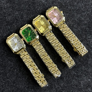 Nouvelle montre carrée à quartz pour étudiante, montre en alliage légère et luxueuse pour femme, bracelet en acier, montre simple et tendance pour étudiante - Product Image 2
