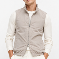Vêtements OEM ODM, gilet pour homme, veste personnalisée, veste légère luxueuse en softshell réversible pour homme