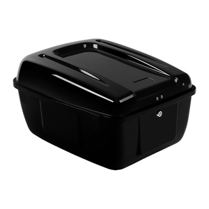 Motorcycle ABS Gloss <strong>Black</strong> 11" Tail Box Tour Pak <strong>Trunk</strong> Fit for Harley Davidson FLHP and FLHTP Models - Product Image 3