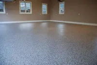 Peinture époxy industrielle autolissante à base d'eau, résistante aux fissures, pour revêtement de sol métallique, application au pinceau pour garage