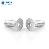 Vis à six pans creux fraisés en aluminium 6061 à 90 degrés pour profilé en aluminium à rainure en T M3 M4 M5 M6 M8 M10 M12 Usine RIYI