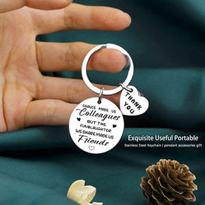 Retraite femmes hommes meilleur départ cadeau collègue collègue amis appréciation cadeau anniversaire anniversaire porte-clés - Product Image 2