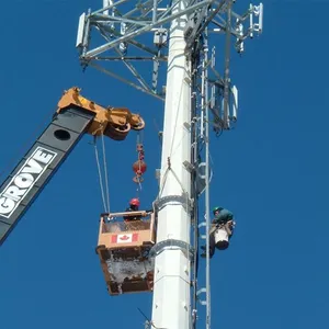 XINTONG produttore terminale a tubo singolo 10m 15m monooli in acciaio antenna albero telecom torre unipolare