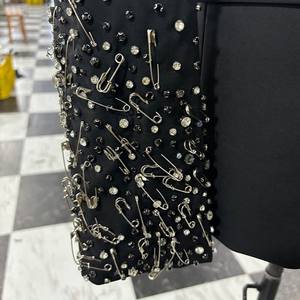 Personnalisable: veste blazer haut de gamme de style étoile coréenne à ceinture en métal robuste. - Product Image 5