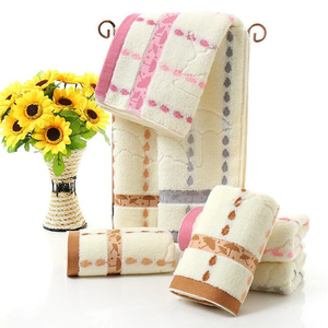 Bông tinh khiết rửa mặt hộ Gia Đình Dày <span class=keywords><strong>twistless</strong></span> sợi phá vỡ ô nhỏ Jacquard người lớn khăn - Product Image 5