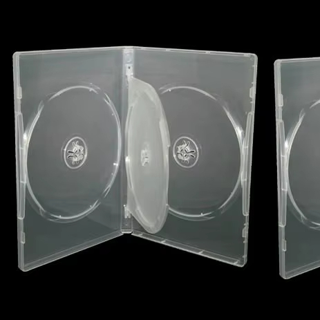 3-дисковые портативные большие формовочные 14 мм dvd Чехлы для Хранения Драгоценностей проигрыватели прозрачные пластиковые коробки для dvd