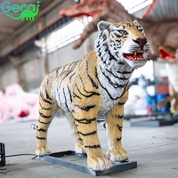Animaux animatroniques de haute qualité de Zigong, tigre de taille réelle, modèle de tigre robotique animatronique à vendre