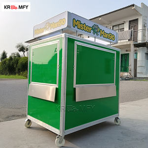 Chariot mobile de rue pour glaces et bonbons, remorque alimentaire à barre de traction pour usage extérieur - Product Image 4