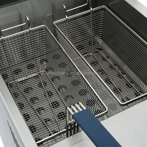 Freidora de Gas Profesional Comercial de Alta Calidad OEM, Freidora de Gas de Doble Tanque para Restaurante - Product Image 5