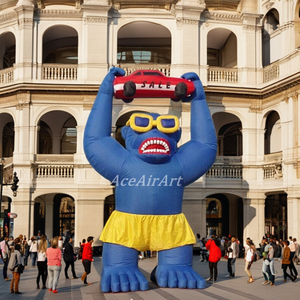 เต็นท์กอริลล่าเป่าลมได้สำหรับรถยนต์เต็นท์ทรงบอลลูนทำจากวัสดุอ็อกซ์ฟอร์ด20FT ได้กำหนดได้เองโมเดลโฆษณาสำหรับงานเลี้ยงขนาด6ม. - Product Image 5