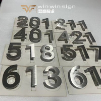 Letreros Personalizados para Hoteles, de Acero Inoxidable Crudo Horizontal Cepillado, con Números, Ecológicos, para Interiores/Exteriores, con Alta Tasa de Recompra