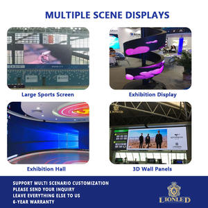 इनडोर फुल कलर की एलईडी डिस्प्ले स्क्रीन की अगुवाई में प्रदर्शन p1.25 p1.86 p2.84 बेंडाबल - Product Image 6
