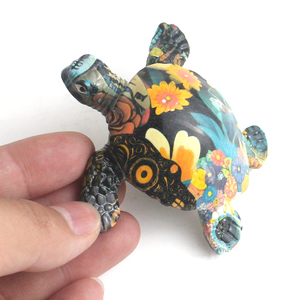 Imán de Resina Hecho a Mano <span class=keywords><strong>Barato</strong></span>, Recuerdo de Playa, Regalo Decorativo, Impresión por Transferencia de Agua, Imán para Refrigerador con Diseño de Tortuga - Product Image 1
