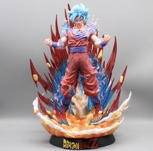 ฟิกเกอร์แอคชั่น GK อะนิเมะญี่ปุ่น1:6โกคุสีน้ำเงิน45ซม. จากดราก้อนบอล Z - Product Image 1