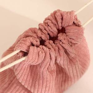 Bolsa de Maquillaje/Cosméticos Pequeña de Terciopelo Ecológica y Duradera para Mujer, Almacenamiento de Viaje para Cosméticos, Auriculares y Joyas - Product Image 6