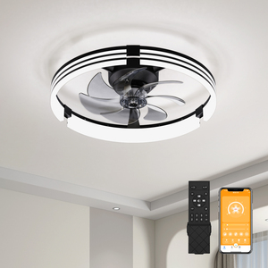 Intelligent Modern <b>Ceiling</b> Fan <b>Light</b> with <b>Remote</b>&App <b>control</b> Reversible Airflow Silent fan <b>light</b> for Bedroom Hotel kitchen - Product Image 1