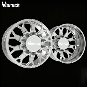 Rines Viorock Agresivos de Aleación Forjada <span class=keywords><strong>para</strong></span> Camionetas Ford y RAM, Disponibles en 18*8.25, 8.6.5, 22, 24, 26, 28 y 30 Pulgadas, Acabado Pulido - Product Image 3