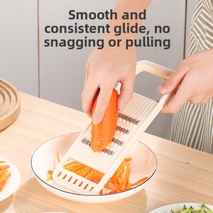 Râpe en plastique multifonctionnelle avec trancheuse facile à utiliser pour la cuisine domestique, idéale pour râper les pommes de terre, les carottes et les fruits - Product Image 3