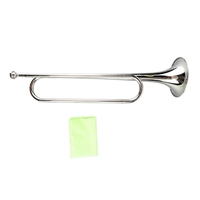 B Flat Bugle Brass Retro Standard Trumpet Musical Instrument for School Band Cavalry Orchestra