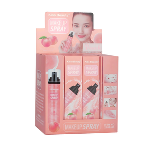 Kiss Beauty 110mL Spray Fixateur de Maquillage Scintillant Parfum Pêche avec Logo Personnalisé Marque Privée Brume Fixatrice de Maquillage - Product Image 4
