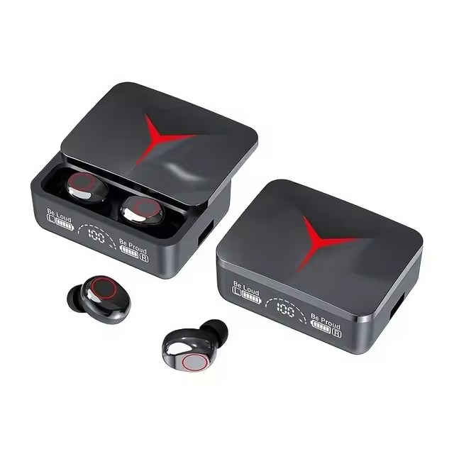 2026 New M90 TWS Wireless Earbuds In-Ear Headset with LED Display and HiFi Sound for Gaming Auriculares Gamer with Mic