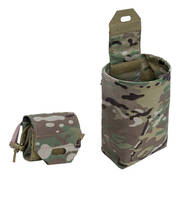 Pochettes tactiques MOLLE 1L en nylon imperméable camouflage pour gilet porte-plaques, sacoche de chasse kangourou
