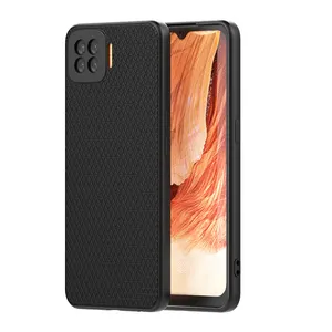 High Quality Cross Texture Back Cover Liquid Silicone Soft TPU Shockproof Phone Case Suitable For OPPO A92/A52/A72 MObile Shell