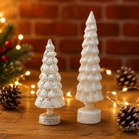Décoration de Noël : Petit sapin de Noël moderne, meilleur décor de table, sapin en forme de cône