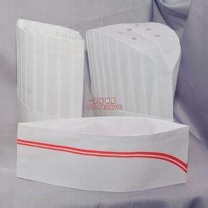 Chef Hat Non Woven Cap White Medium Tall Kitchen Use Disposable Hotel Restaurant Canteen Supply - Product Image 4