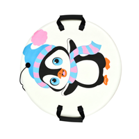 Tapis de glisse sur neige durables pour enfants, en mousse PE EPE Nylon, tapis de surf sur neige circulaires amusants, disque de neige 23 pouces, stable pour le freestyle hivernal