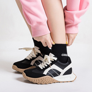 รองเท้าผ้าใบผู้หญิงสไตล์เยอรมันสำหรับฤดูหนาว ฤดูใบไม้ผลิ ฤดูร้อน ปี 2026 ระบายอากาศได้ดี พื้นหนา รองเท้าลำลองแบบผูกเชือกด้านหน้า - Product Image 2