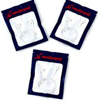 Sacs en mylar holographique transparents refermables à trois soudures latérales, argentés, pour bijoux et lunettes, avec fermeture éclair et impression personnalisée