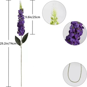 Fleurs de <span class=keywords><strong>jacinthe</strong></span> Décoration moderne de la maison Fleurs artificielles pour mariage et fête de remise de diplôme - Product Image 4