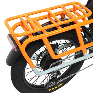 Vélo cargo électrique TXED à succès, cadre en aluminium de 20 pouces, moteur sans balais 48V 250W, batteries au lithium doubles 10,4 Ah, hydraulique - Product Image 4