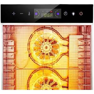 Máquina Deshidratadora de Frutas y Verduras Totalmente Automática e Inteligente de 12 Bandejas de Acero Inoxidable, Máquina Secadora de Verduras - Product Image 3