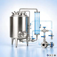 Cuve de Fermentation Alimentaire 2500L 700L en Acier Inoxydable avec Contrôle PLC, Chemise de Refroidissement, Moteur, Pompe et Récipient Sous Pression pour la Production de Boissons